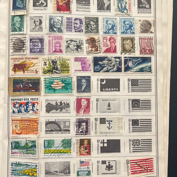 3 World-wide Postage Stamp Albums with stamps. Stamps are used not mint. - Picture 11 of 16